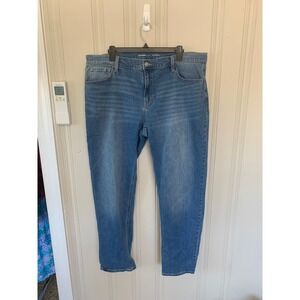 Old‎ Navy Womens Mid Rise Wow Boyfriend Jeans Blue Size 16